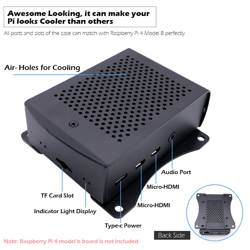 Raspberry Pi 4 Model B Aluminu - Argon One V3 M.2 Nvme Case recension och pris