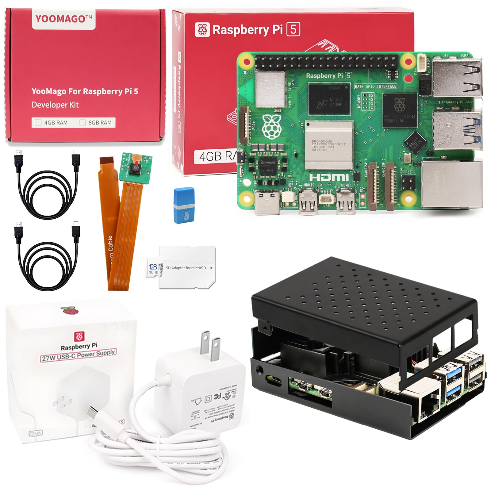 New Original Development Board - Raspberry Pi 4 8Gb Ram Kit recension och pris