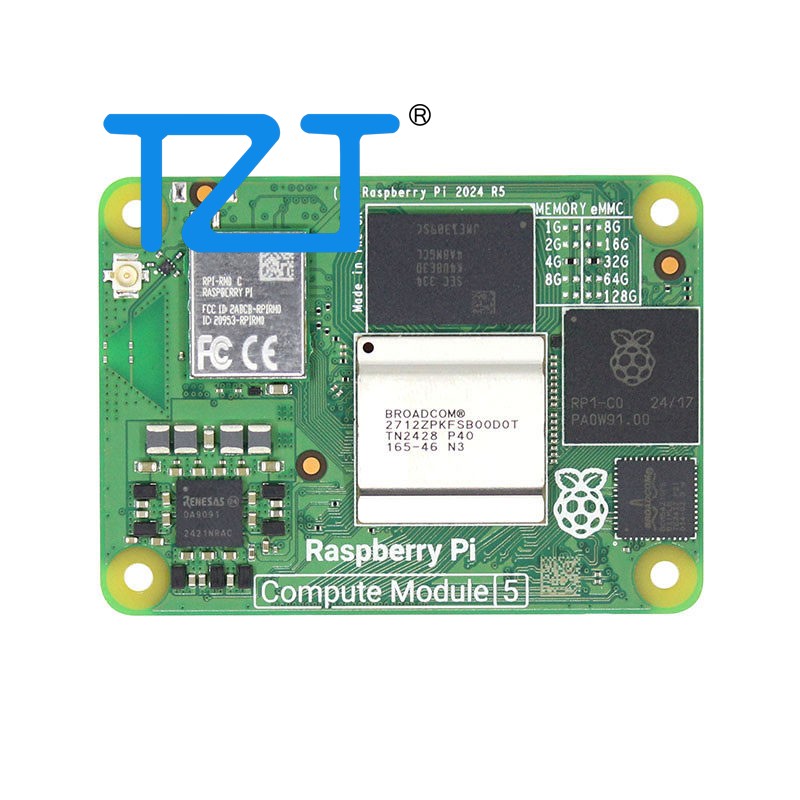 TZT Compute Module 5 Bluetooth - Raspberry Pi 5 8Gb Board recension och pris