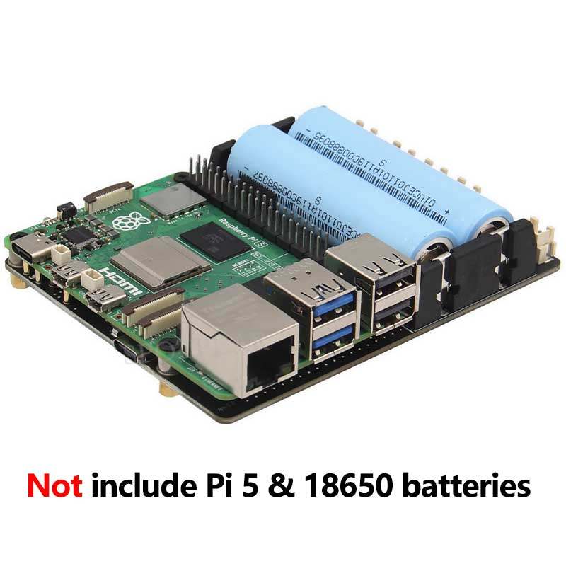 Raspberry Pi 5 18650 UPS Board - Raspberry Pi Uninterrupted Power Supply Ups 18650 recension och pris