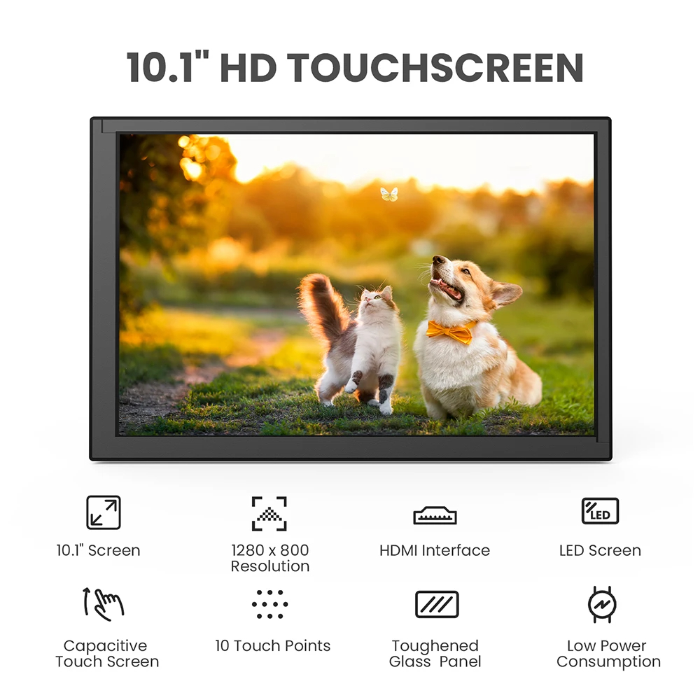Eyoyo 10.1-inch Capacitive Tou - Raspberry Pi 10.1 Inch Capacitive Touch Screen Ips recension och pris