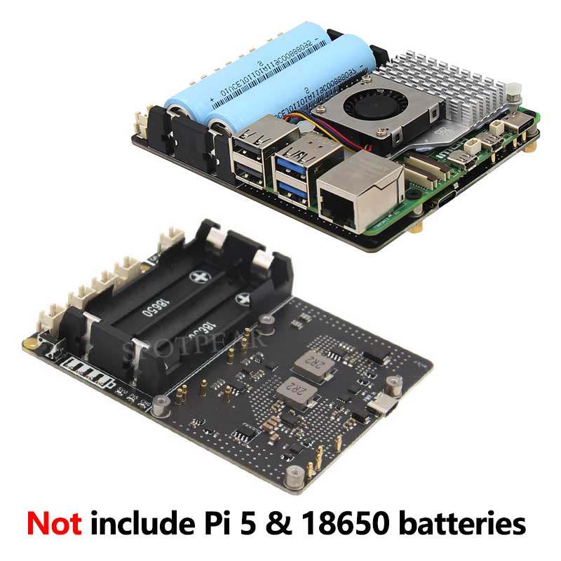 X1201 Raspberry Pi 5 UPS power - Raspberry Pi Uninterrupted Power Supply Ups 18650 recension och pris