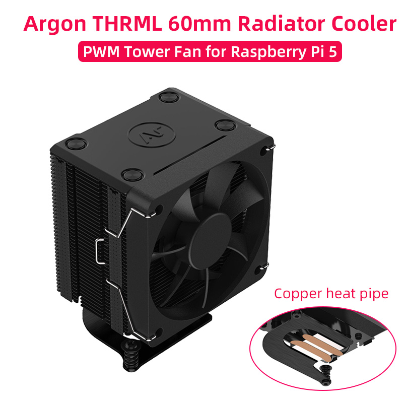 Raspberry Pi 5 Argon THRML 60m - Raspberry Pi Water Cooling Kit recension och pris