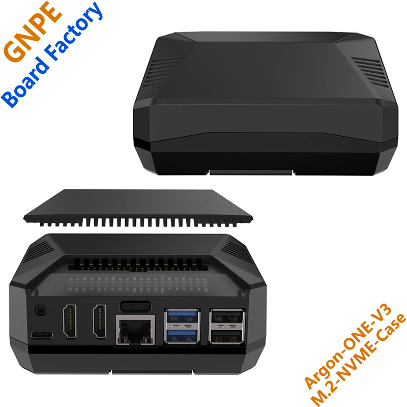 Raspberry PI 5 Case PCIe to SS - Argon One V3 M.2 Nvme Case recension och pris