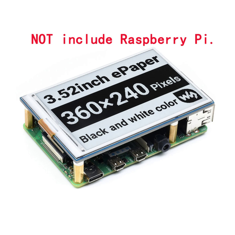 3.5Inch E-Ink E-Paper Display  - Raspberry Pi 4 8Gb Ram Kit recension och pris