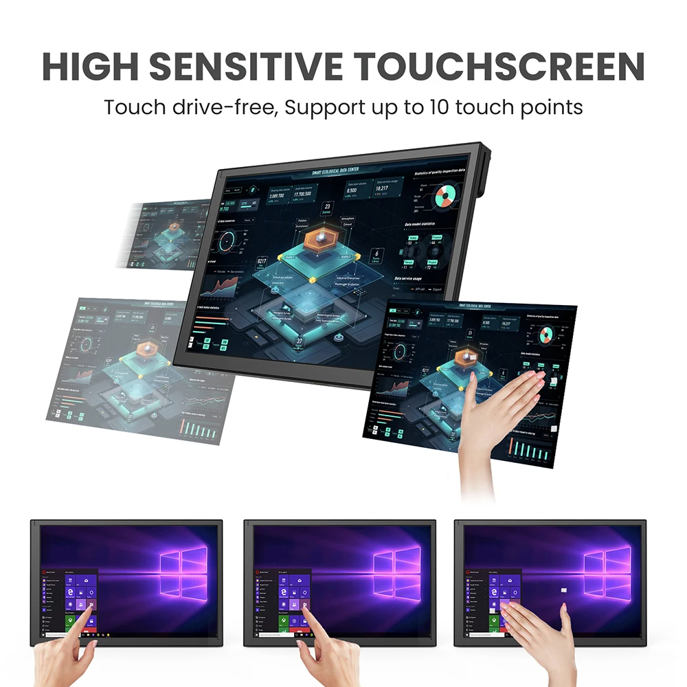 Eyoyo 10.1-inch Capacitive Tou - Raspberry Pi 10.1 Inch Capacitive Touch Screen Ips recension och pris
