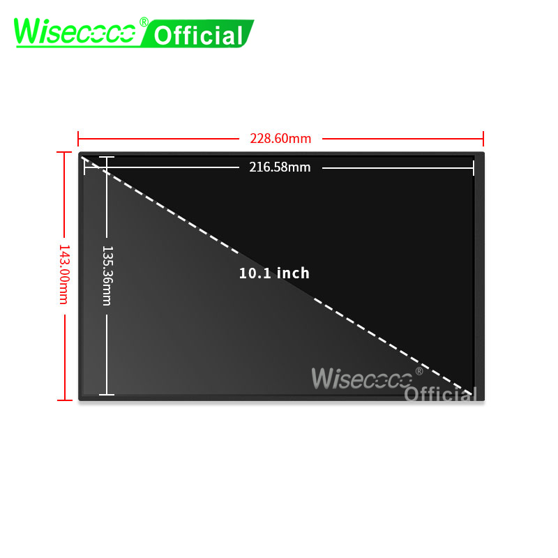 Wisecoco 10.1 Inch Capacitive  - Raspberry Pi 10.1 Inch Capacitive Touch Screen Ips recension och pris