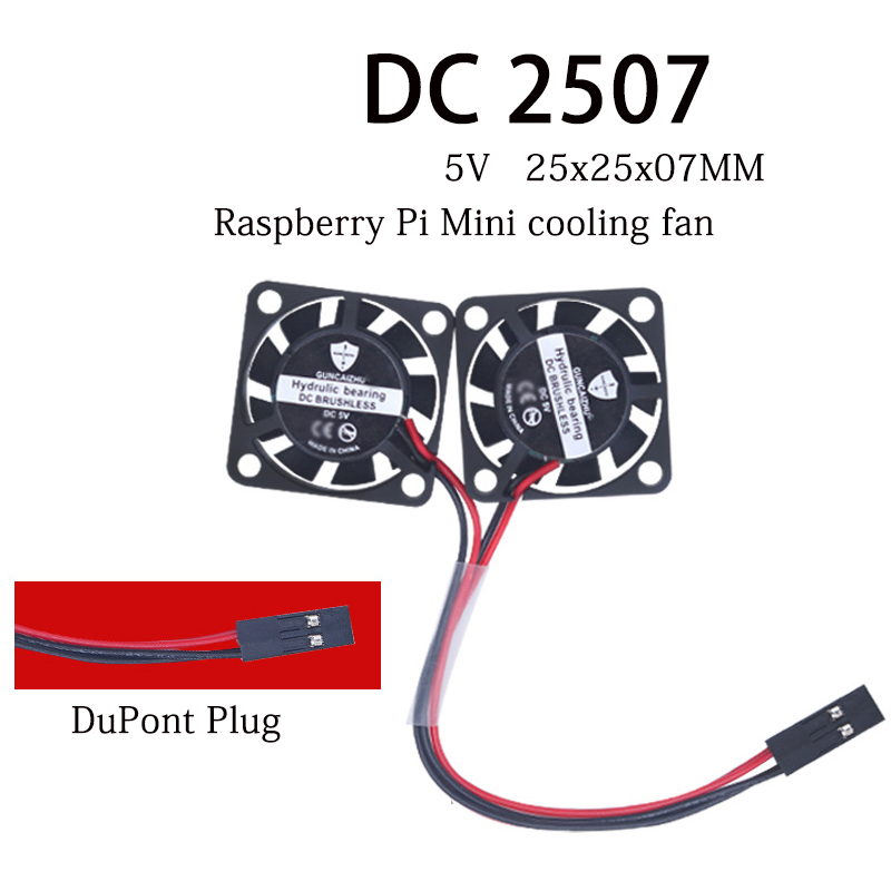 NEW DC 5V 0.11A 2507 25x25x07M - Raspberry Pi Water Cooling Kit recension och pris