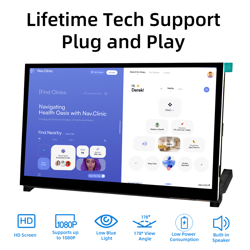 iPistBit 10.1 Inch Capacitive  - Raspberry Pi 10.1 Inch Capacitive Touch Screen Ips recension och pris