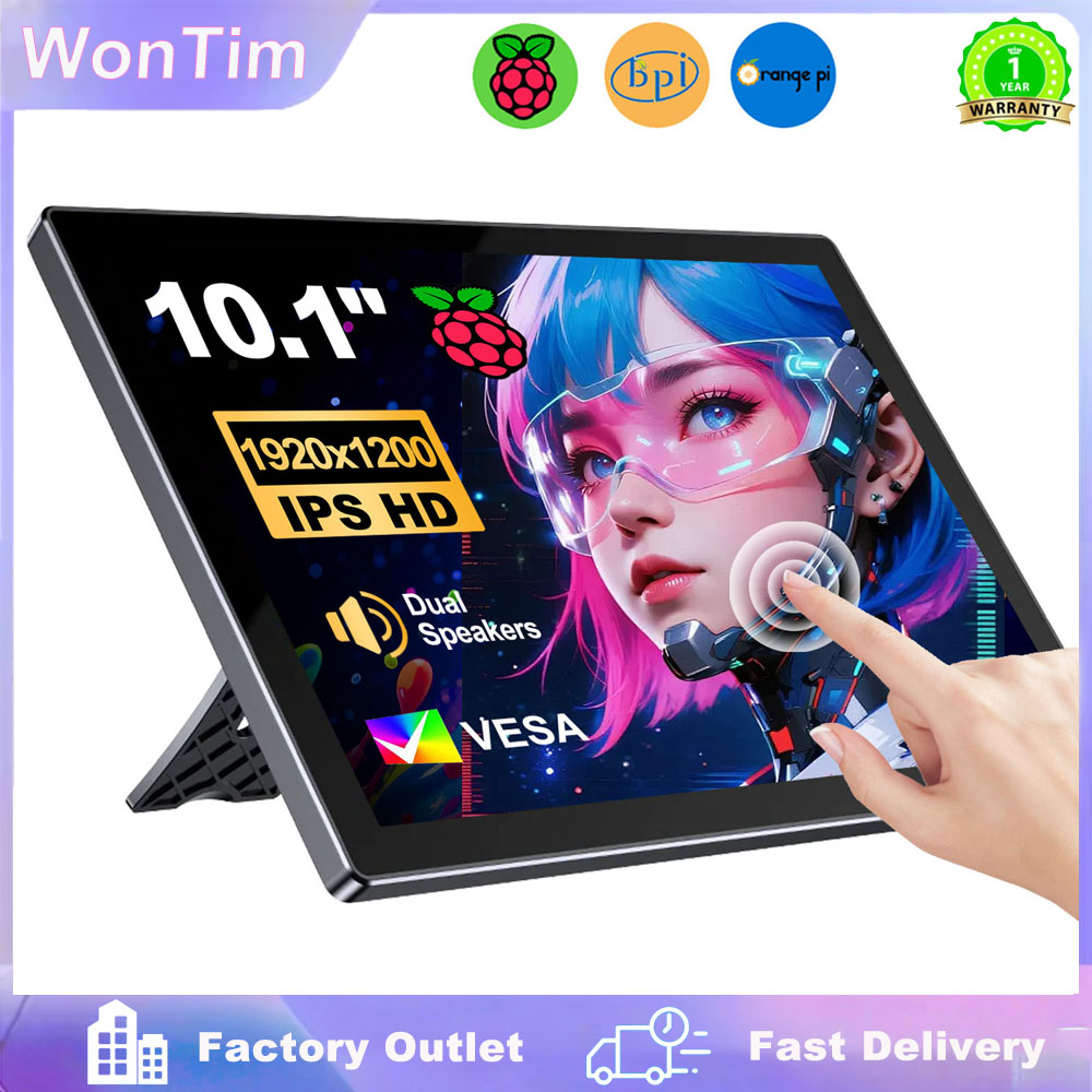 10.1 Inch Raspberry Pi 5 4/3/B - Raspberry Pi 10.1 Inch Capacitive Touch Screen Ips recension och pris