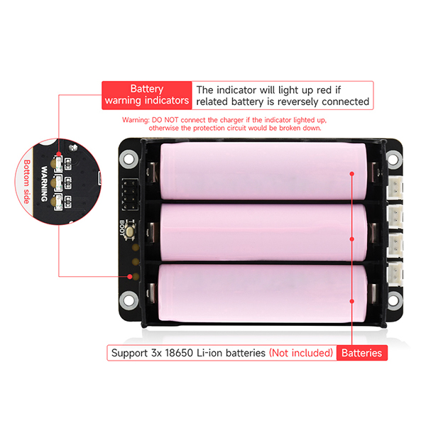 Raspberry Pi 5 UPS HAT Support - Raspberry Pi Uninterrupted Power Supply Ups 18650 recension och pris
