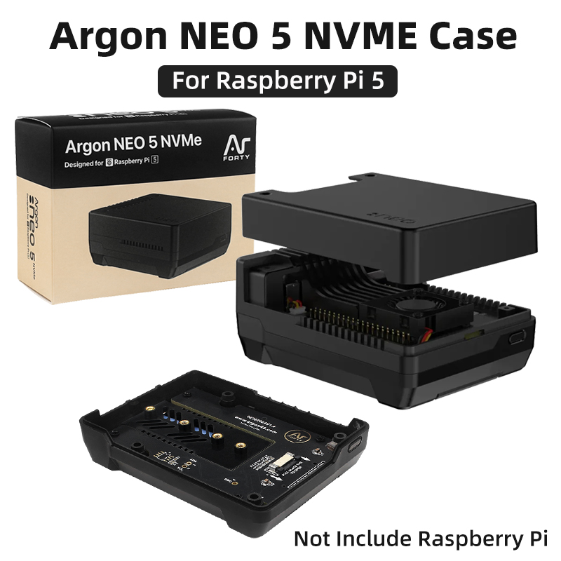 Argon NEO 5 M.2 NVME PCIE Case - Argon One V3 M.2 Nvme Case recension och pris