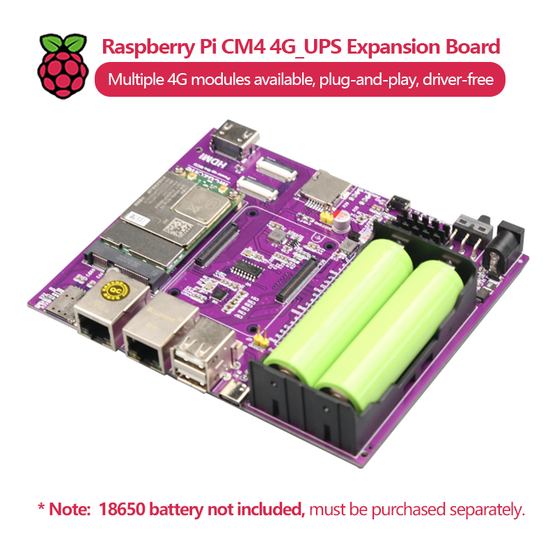 Raspberry Pi CM4 4G_UPS Uninte - Raspberry Pi Uninterrupted Power Supply Ups 18650 recension och pris