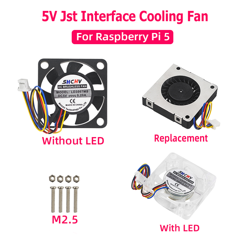 5V Cooling Fan JST Interface P - Raspberry Pi Water Cooling Kit recension och pris